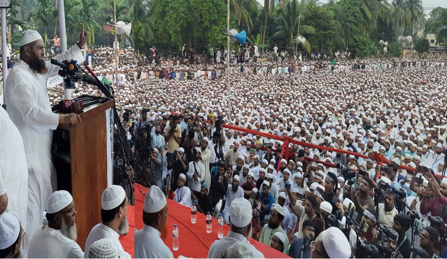 ক্ষমতার নয় আমরা মানুষের ঈমানের জন্য সংগ্রাম করি: মামুনুল হক