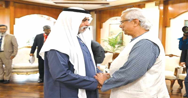 প্রধান উপদেষ্টার সঙ্গে আমিরাত প্রতিনিধি দলের সাক্ষাৎ,বাংলাদেশিদের জন্য পুনঃ ভিসা চালুর অগ্রগতি