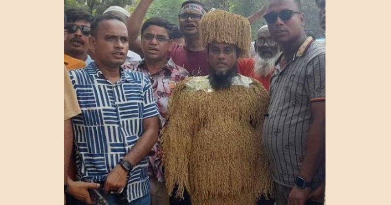 খুলনার বিএনপি সমাবেশে ধানমানব