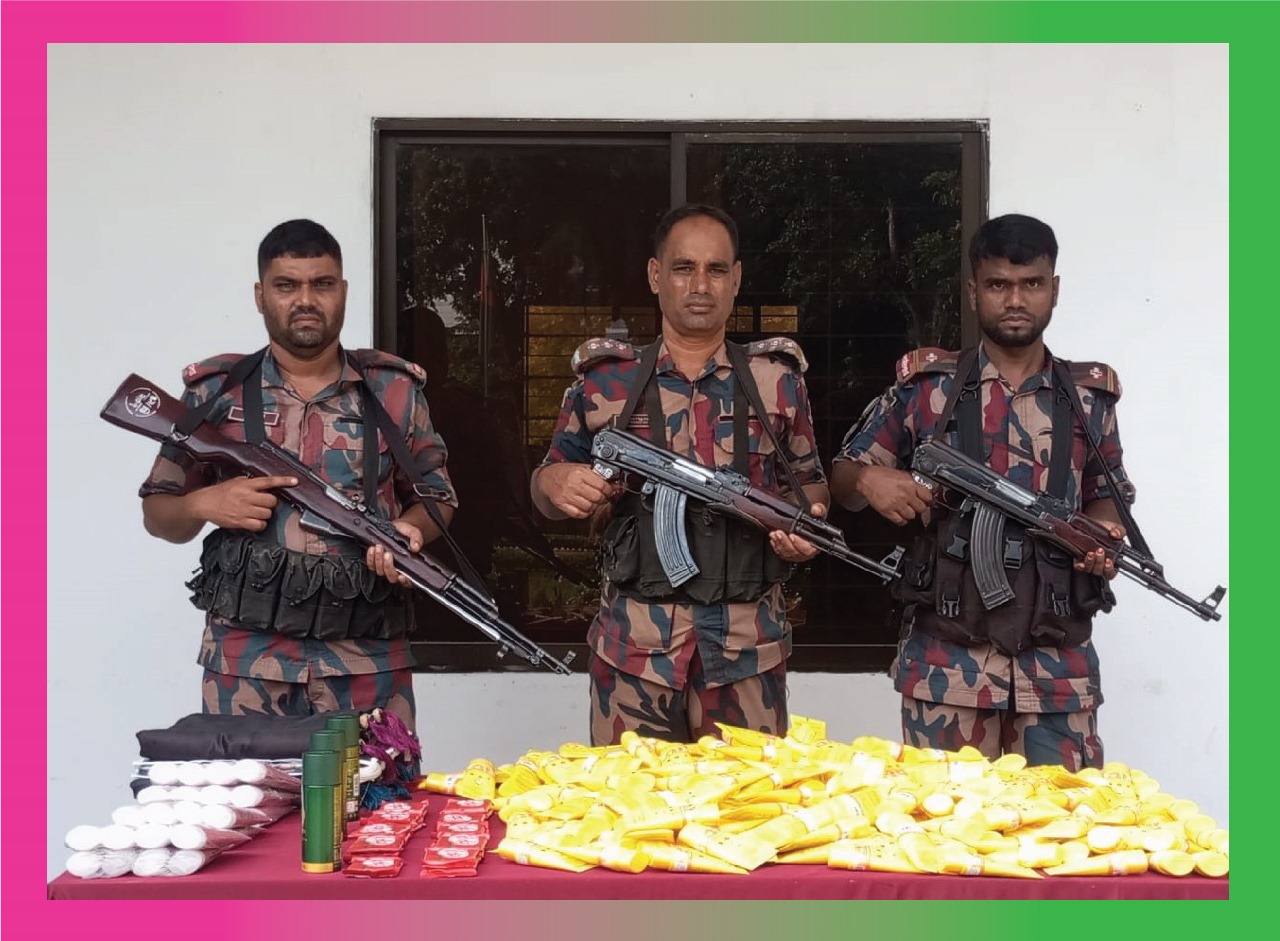 যশোর সীমান্তে অভিযান চালিয়ে অবৈধ চোরাচালানী মালামাল আটক করেছে বিজিবি।