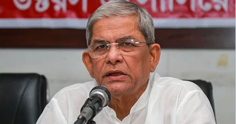দেশের একজন বড় শত্রু গ্রেফতার হলো’ খায়রুল হক প্রসঙ্গে মন্তব্য মির্জা ফখরুলের