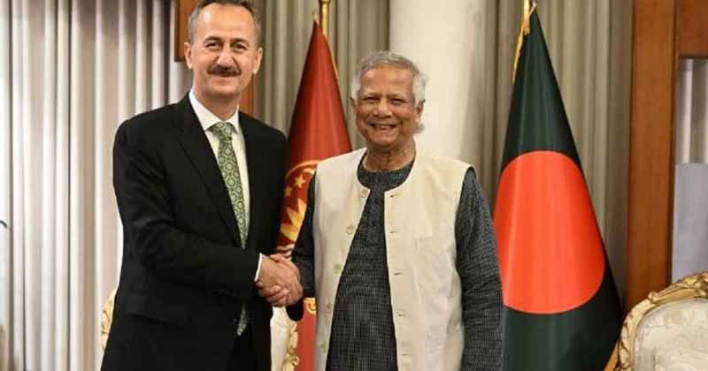ড. মুহাম্মদ ইউনূসের সঙ্গে তুরস্কের প্রতিরক্ষা শিল্প সংস্থার প্রধানের সাক্ষাৎ