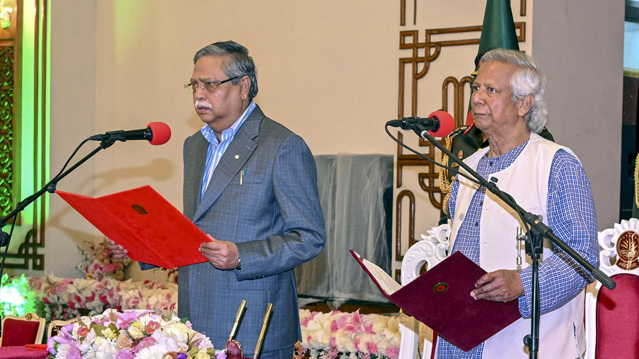 অন্তর্বর্তী সরকারের এক বছর
