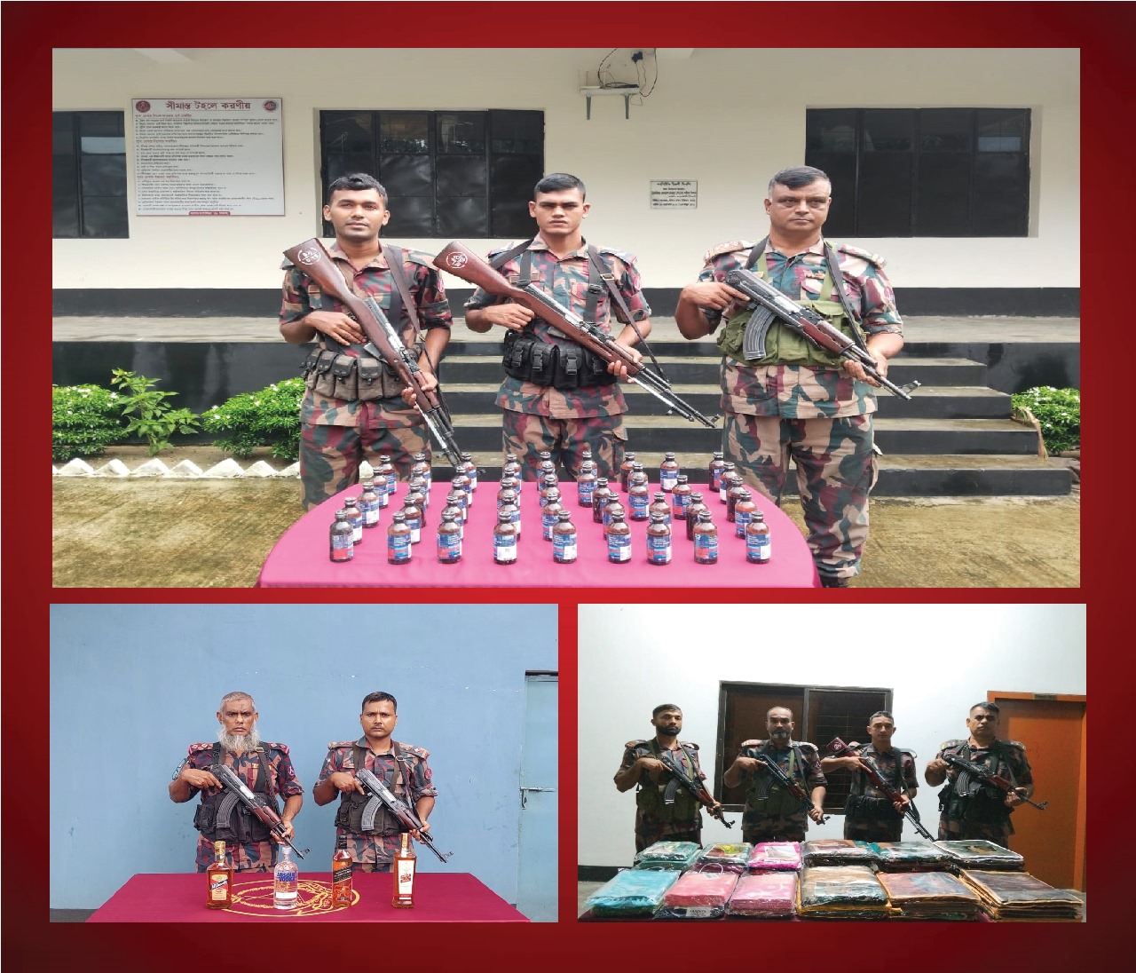 যশোর সীমান্তে অভিযান চালিয়ে মাদকদ্রব্য এবং অবৈধ চোরাচালানী মালামাল আটক করেছে বিজিবি।