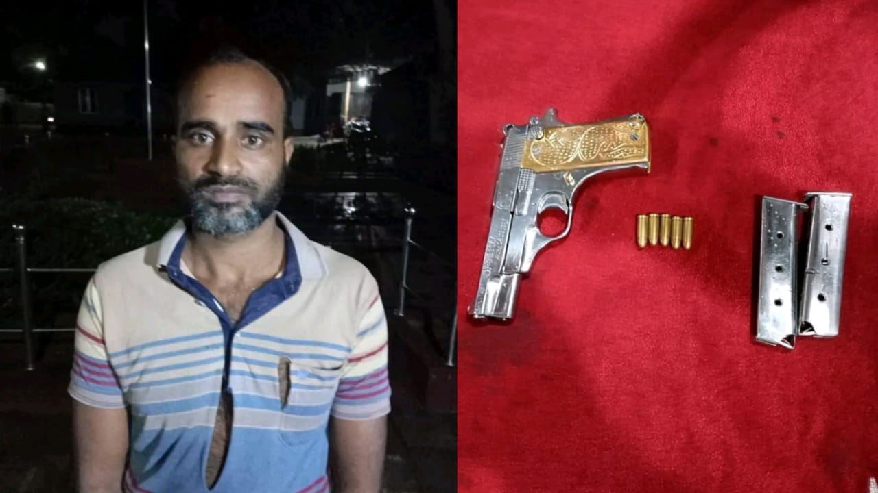 সীমান্তে অস্ত্র-গুলিসহ অস্ত্র ব্যবসায়ী আটক