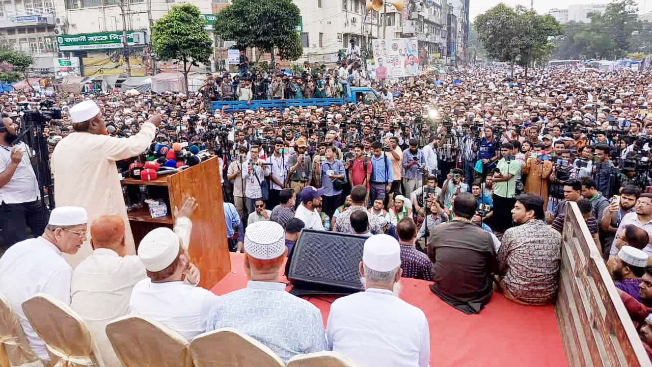 বিদ্যমান রাষ্ট্রকাঠামোতে নির্বাচন হলে আরেকটি ফ্যাসিজমের জন্ম হবে বললেন গোলাম পরওয়ার