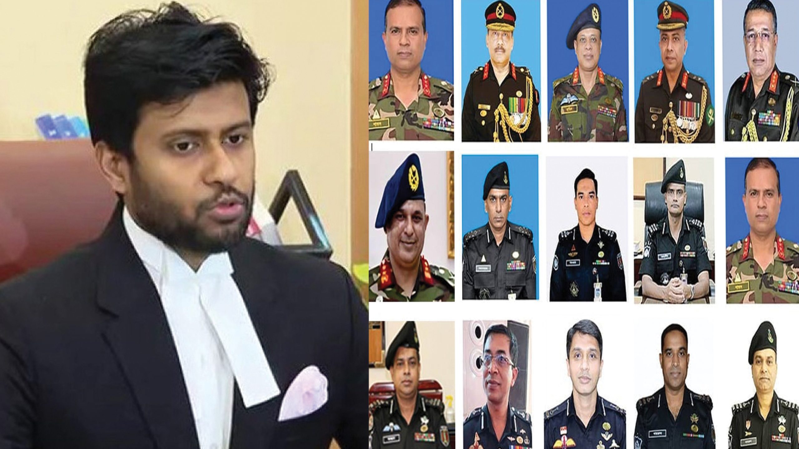 আন্তর্জাতিক অপরাধ ট্রাইব্যুনালে সেনা কর্মকর্তাদের বিচার হতে বাধা নেইঃ প্রসিকিউটর তামিম