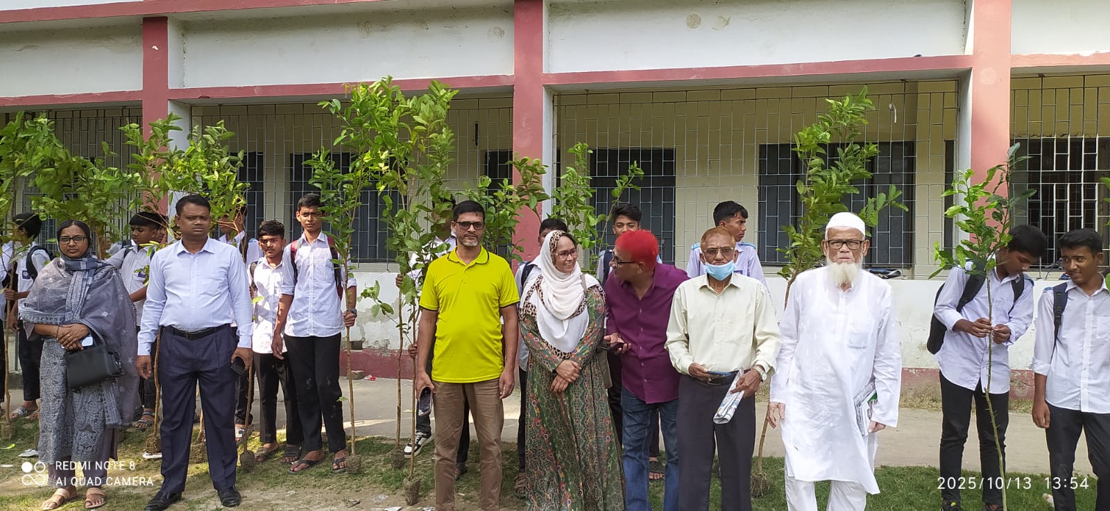 কৃষ্টিবন্ধন এর বৃক্ষ বিতরণ কর্মসূচি পালন