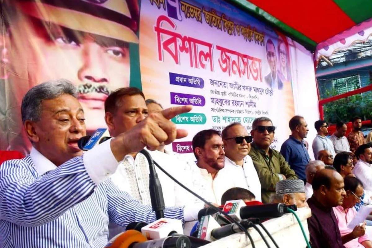 ৭ নভেম্বরের চেতনায় নির্বাচন বিরোধীদের পরাজিত করতে হবে- আমীর খসরু