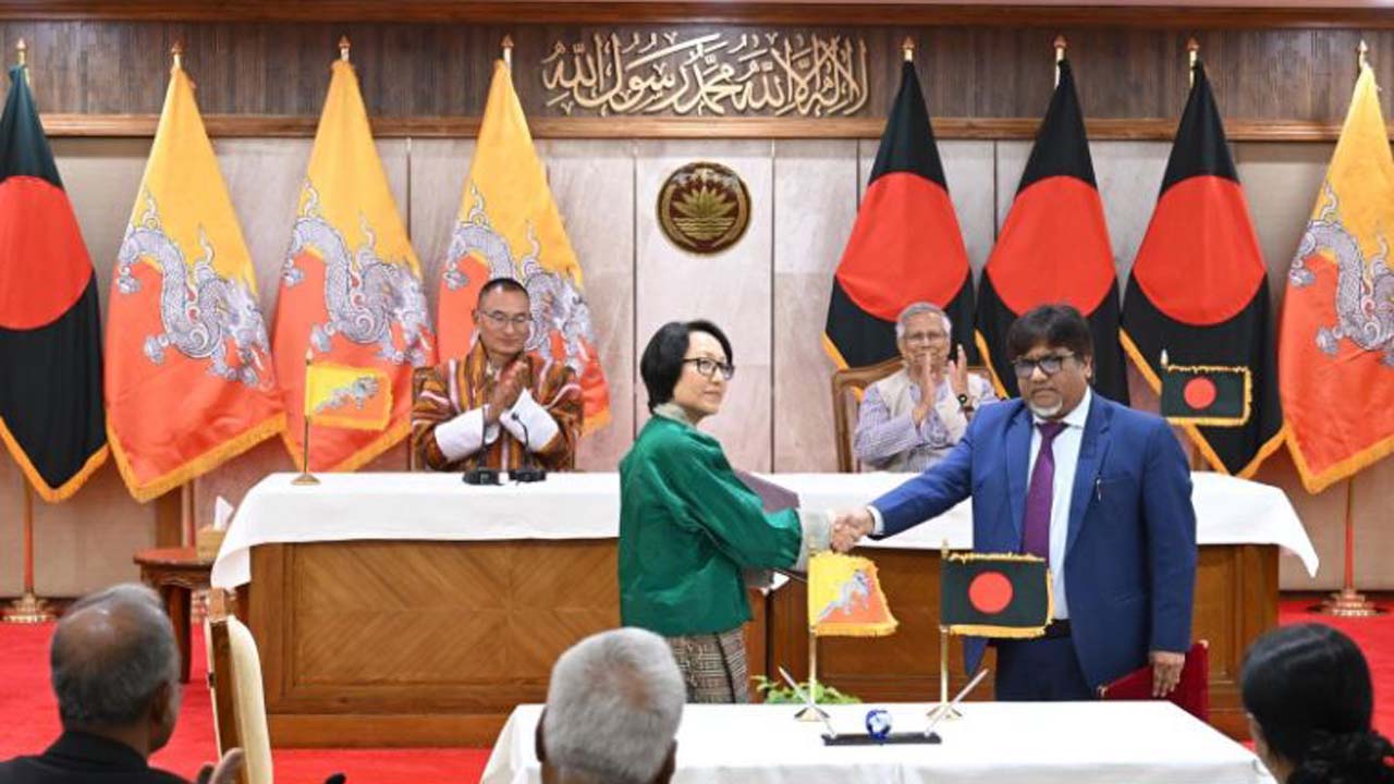 বাংলাদেশ ও ভুটানের মধ্যে ২টি সমঝোতা স্মারক স্বাক্ষর