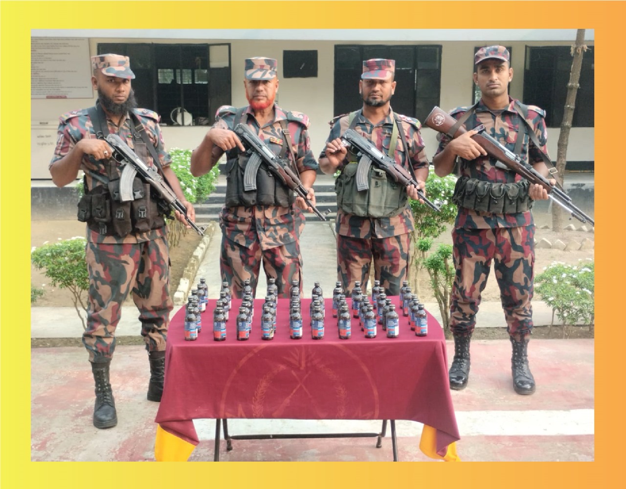 যশোর সীমান্তে মালিকবিহীন মাদকদ্রব্য এবং চোরাচালানী মালামাল আটক