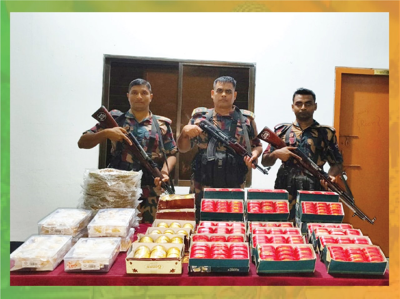 আবারো যশোর সীমান্তে মালিকবিহীন অবৈধ চোরাচালানী মালামাল আটক