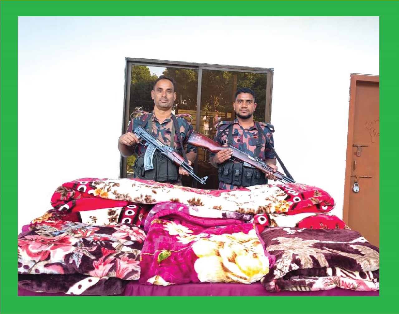 সীমান্তে অভিযান চালিয়ে ৪৯ বিজিবি মাদকদ্রব্য এবং অবৈধ চোরাচালানী মালামাল আটক করেছে