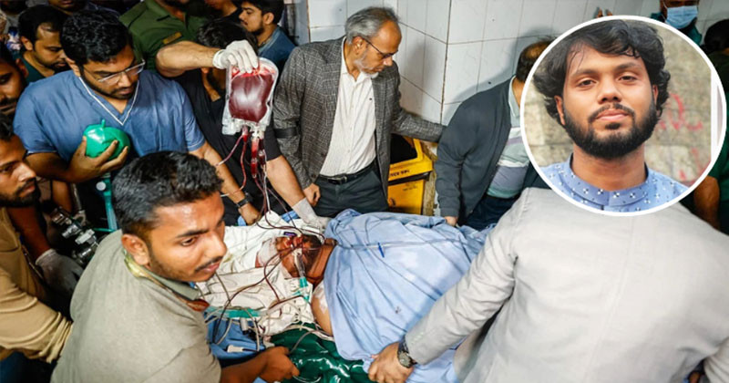 ওসমান হাদিকে সোমবার সিঙ্গাপুরে নেওয়া হচ্ছে