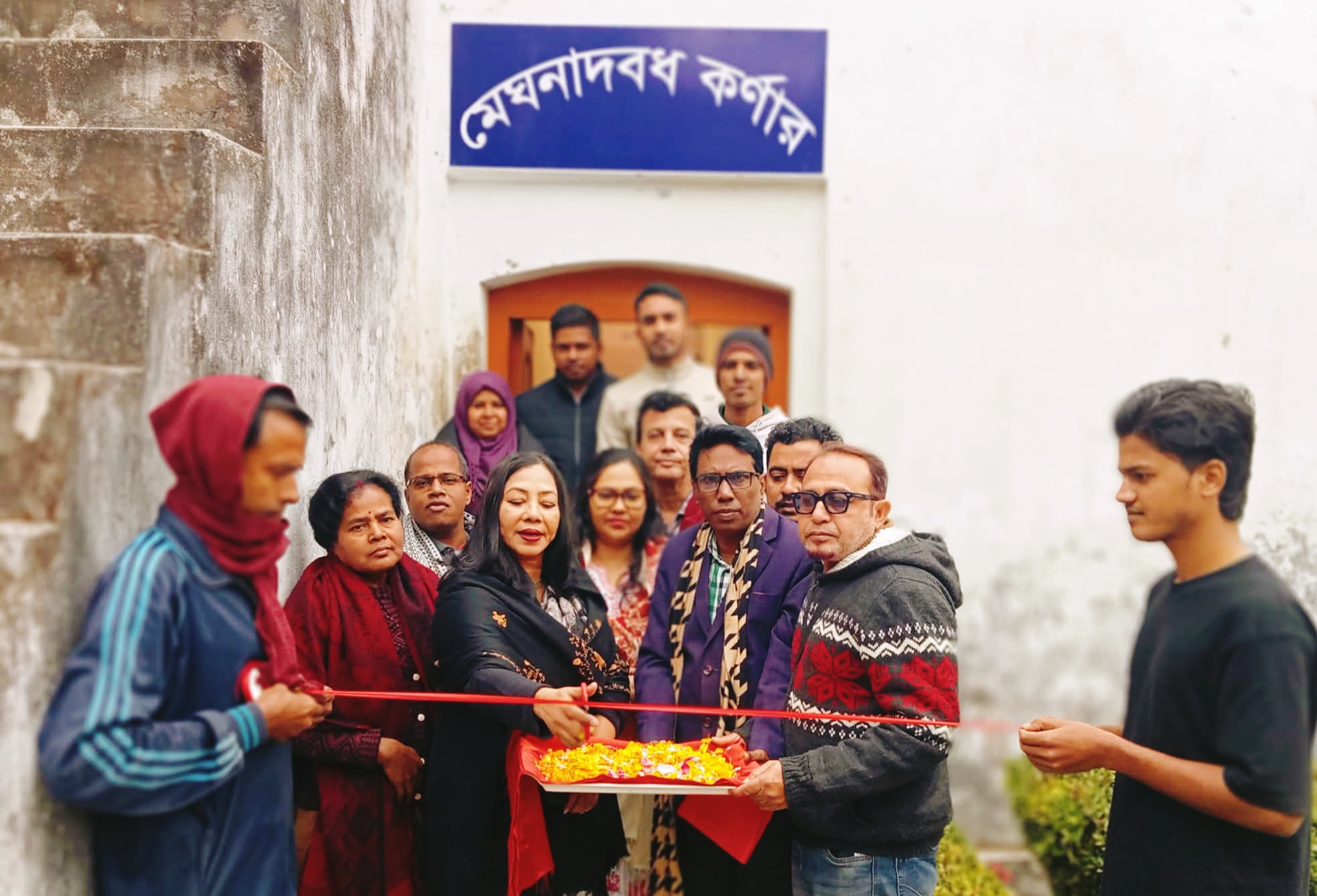 সাগরদাঁড়িতে মেঘনাদবধ কর্ণার’এর শুভ উদ্বোধন