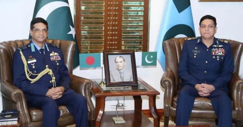 যুদ্ধবিমান ক্রয় সংক্রান্ত  ইসলামাবাদে বাংলাদেশ-পাকিস্তান বিমানবাহিনী প্রধানদের আলোচনা