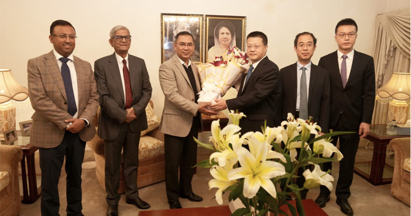 তারেক রহমানের সঙ্গে চীনা রাষ্ট্রদূতের সৌজন্য সাক্ষাৎ