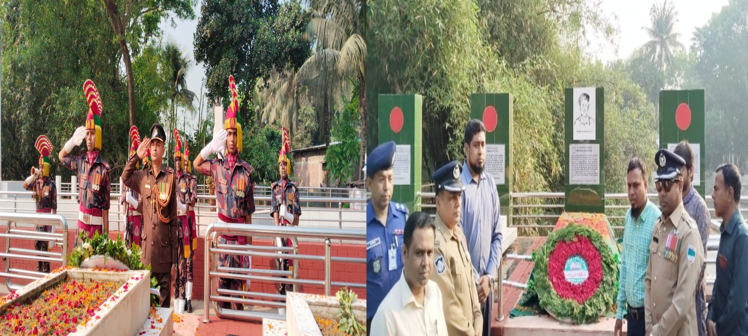 বিনম্র শ্রদ্ধা আর ভালবাসায় সিক্ত শহীদ বীরশ্রেষ্ঠ নূর মোহাম্মদ শেখের সমাধীস্থল