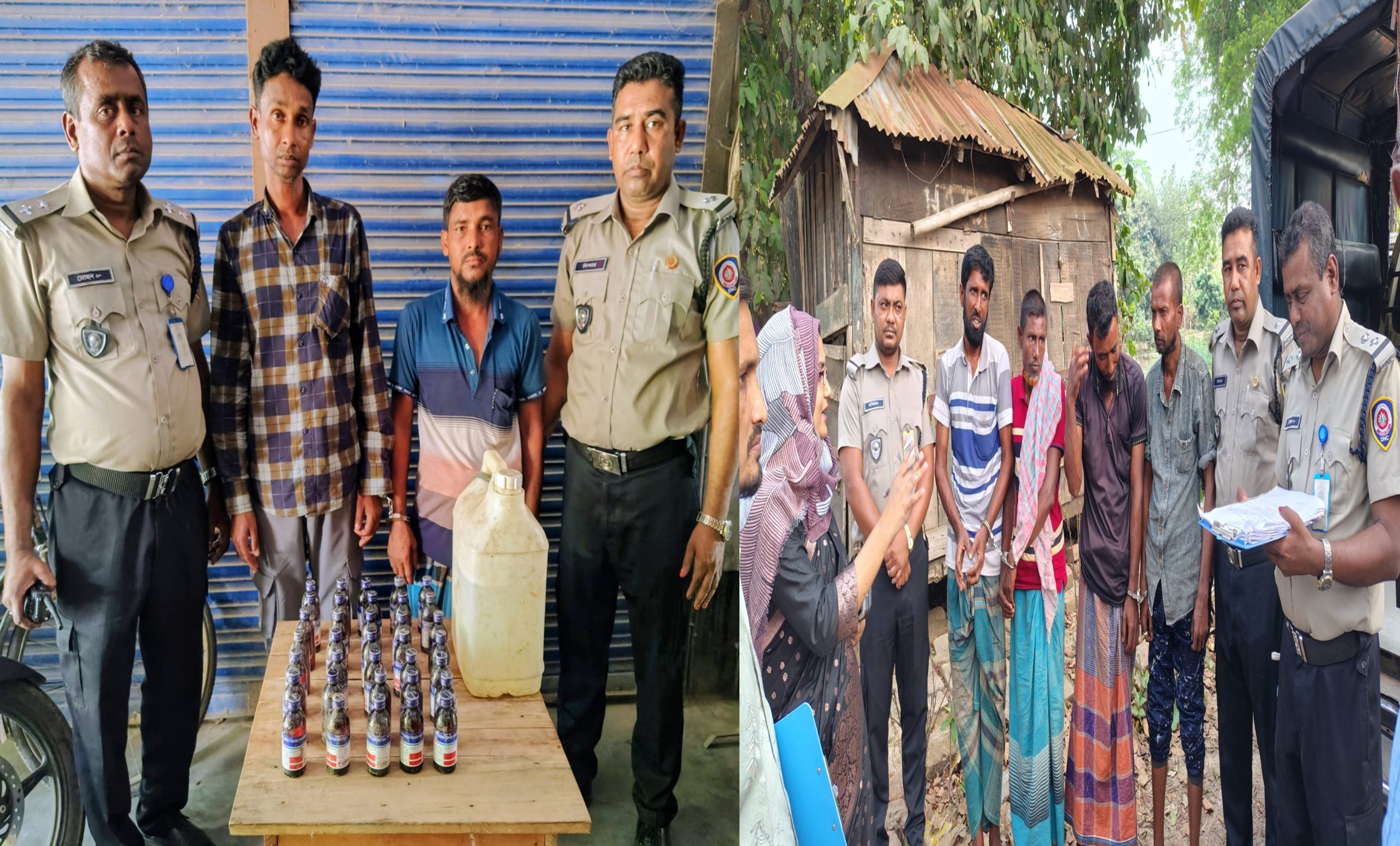 চৌগাছায় ডিএনসি’র অভিযানে ৬জন আটক,৪জনকে বিনাশ্রম কারাদন্ড