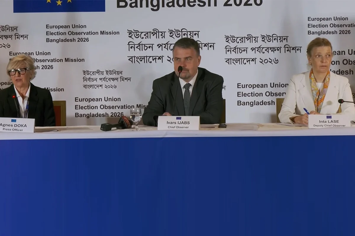 জাতীয় নির্বাচনে ইঞ্জিনিয়ারিংয়ের কোনো অভিযোগ পায়নি ইইউ পর্যবেক্ষণ মিশন