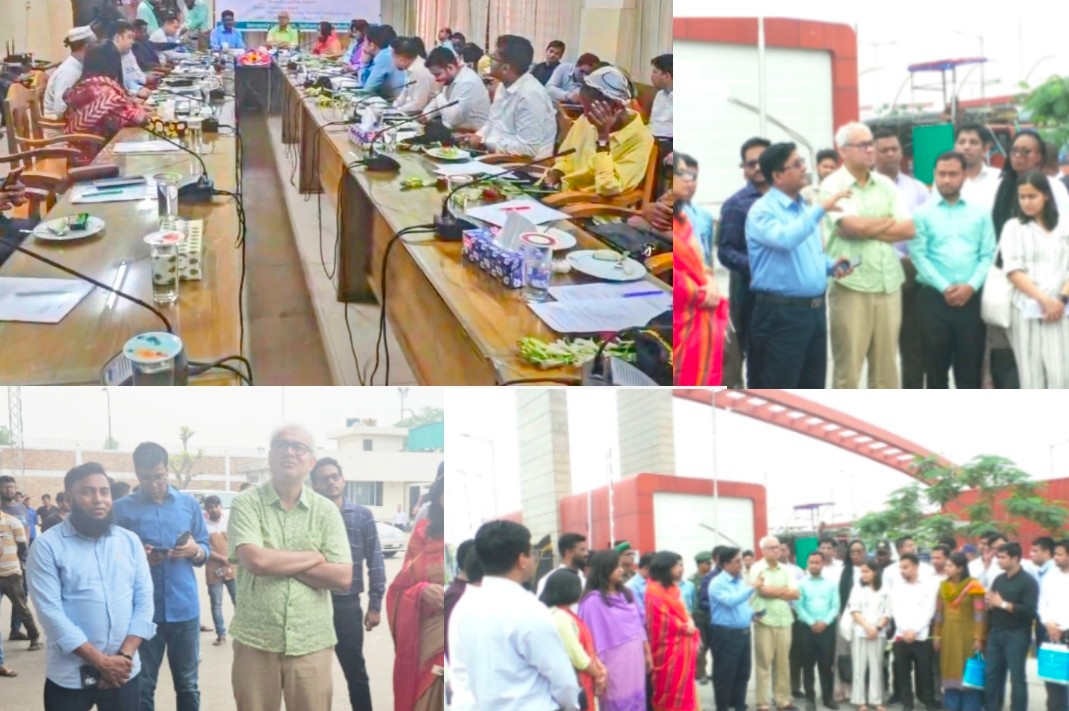 বেনাপোল বন্দর পরিদর্শনে বৈদেশিক ফরেন্স সার্ভিস একাডেমির প্রতিনিধি দল