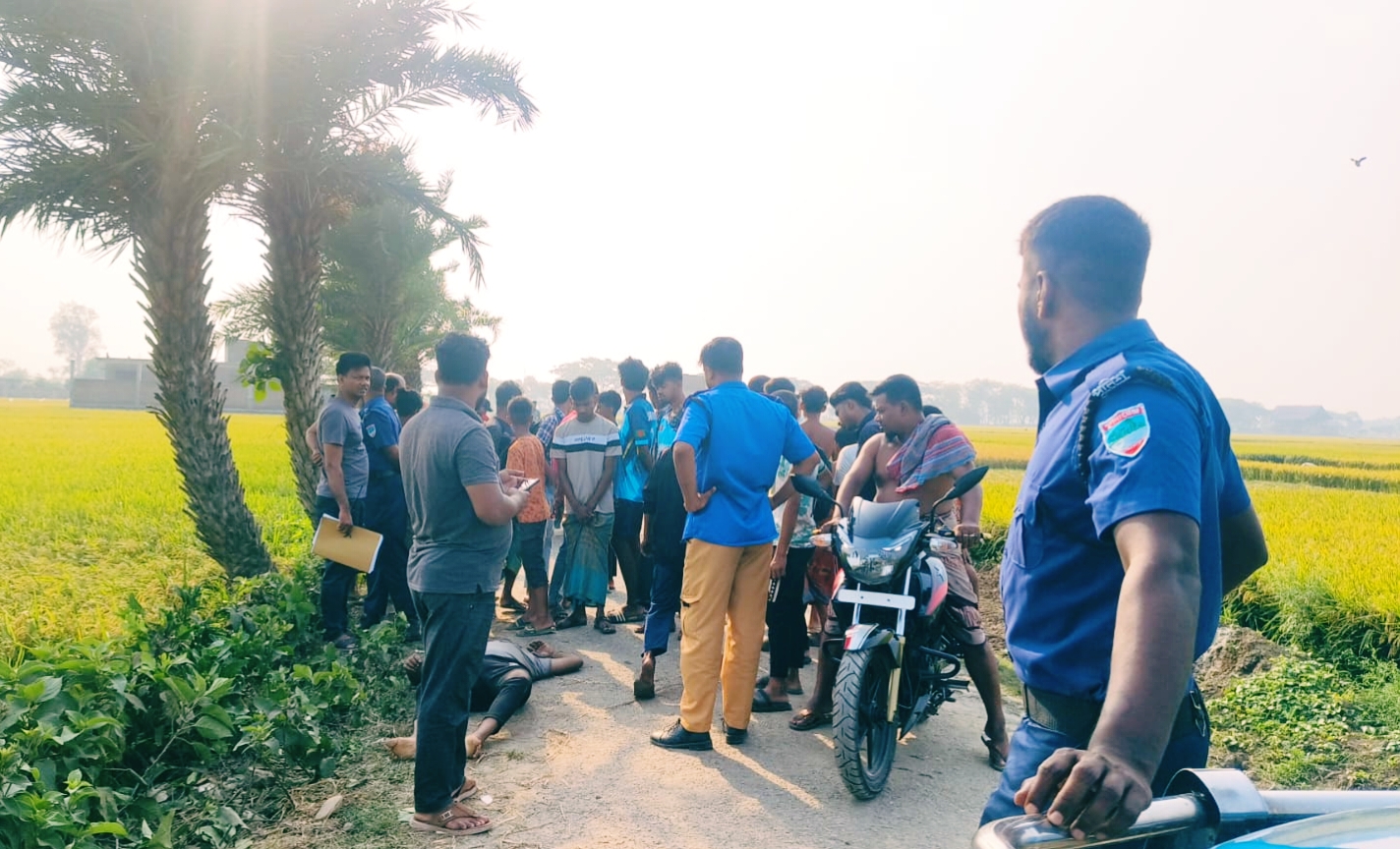 বেনাপোলে ধানক্ষেত থেকে একজনের মরদেহ উদ্ধার