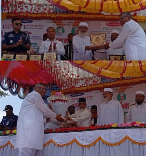 শিমু রেজা এমপি কলেজে দুই সংসদ সদস্যকে সংবর্ধনা