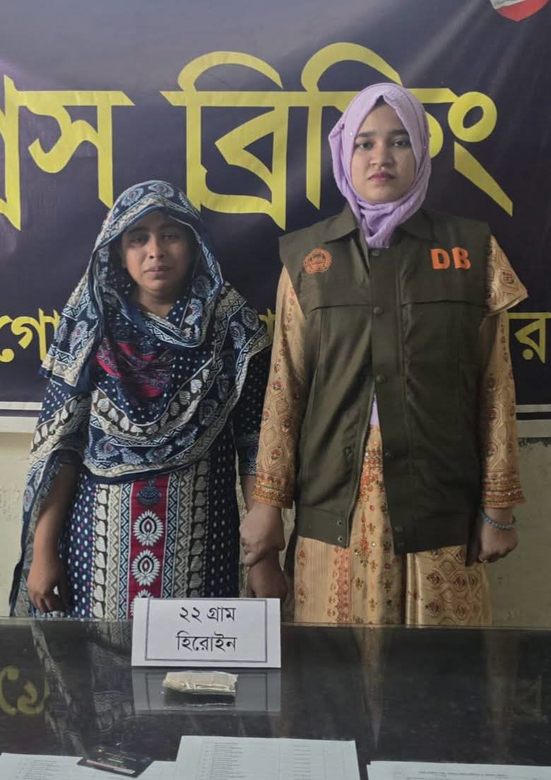 যশোরে হেরোইনসহ নারী আটক