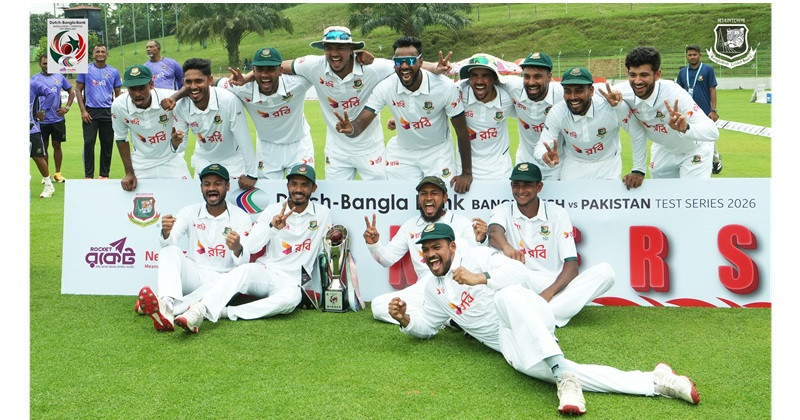 সিলেট টেস্ট: পাকিস্তানকে হোয়াইটওয়াশ করলো টাইগাররা