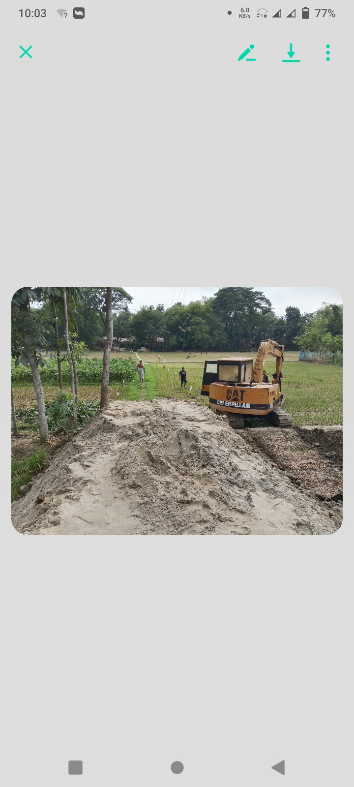 দুই শতকের বিচ্ছিন্নতা ঘুচছে, বিলের মাঝখানে এবার নির্মাণ হচ্ছে রাস্তা