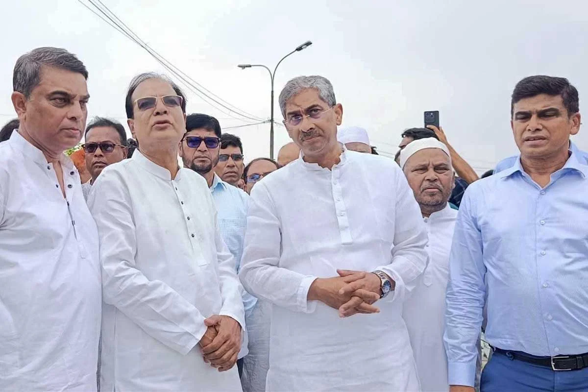 সরকারের তিন মন্ত্রীর তিস্তা ব্যারেজ পরিদর্শন