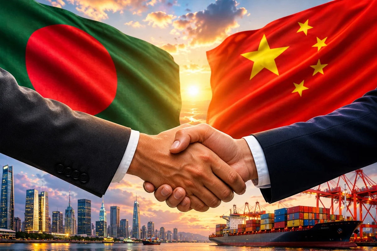 বাংলাদেশ-চীন মুক্তবাণিজ্য-‘শতভাগ পণ্যে শুল্কমুক্ত বাণিজ্য সুবিধা’