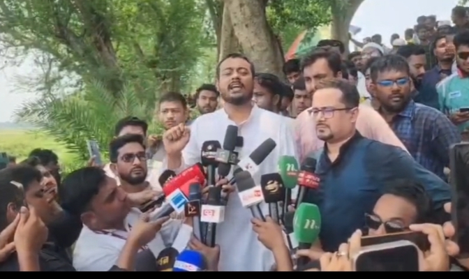 বেনাপোল সাদিপুর সীমান্ত পরিদর্শন এনসিপির মুখ্য সময্বয়ক নাসির উদ্দিন পাটোয়ারী