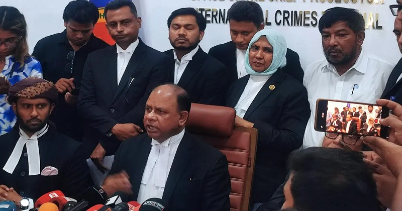 এ রায়ে মোটেই সন্তুষ্ট নই’ ইনুর সাজা নিয়ে প্রেস ব্রিফিংয়ে চিফ প্রসিকিউটর