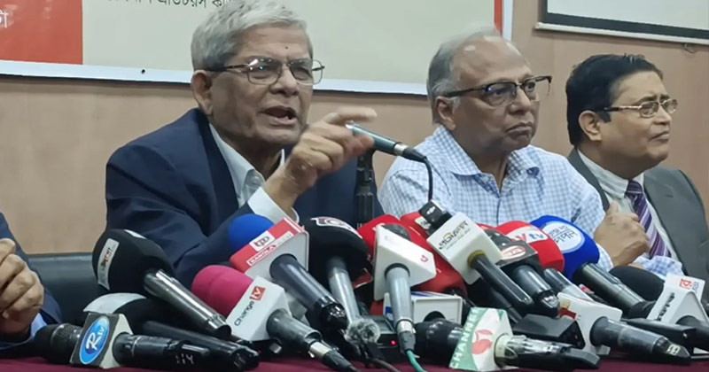 জুলাই সনদে স্বাক্ষর বিতর্কের অবসান হওয়া উচিত মন্তব্য মির্জা ফখরুলের