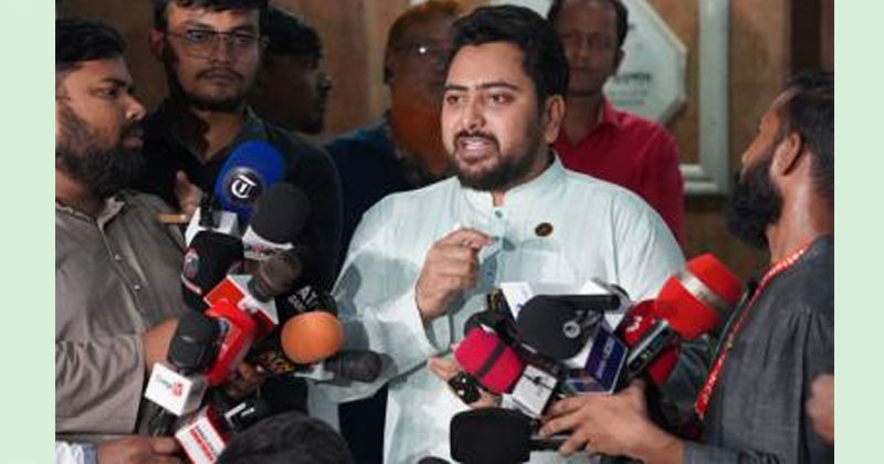 শেখ হাসিনার জন্য ফাঁসির দড়ি অপেক্ষা করে আছেঃ নাহিদ ইসলাম