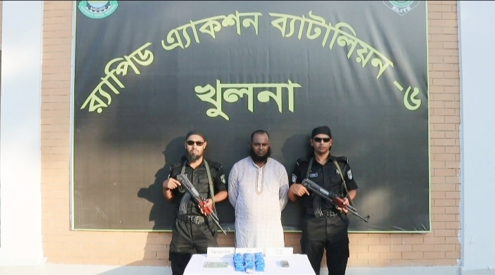 মোরেলগঞ্জ র‍্যাবের অভিযানে বিপুল পরিমাণ ইয়াবাসহ মাদক ব্যবসায়ী আটক