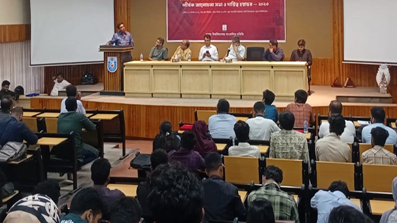 খুবির সাংবাদিক সমিতির নব কমিটির দায়িত্বভার গ্রহণ