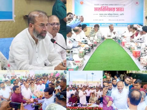 পরিবেশ প্রতিমন্ত্রী শেখ ফরিদুল ইসলামকে শার্শা বিএনপি’র উষ্ণ সংবর্ধনা প্রদান