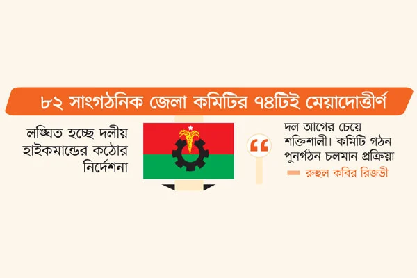 সারাদেশে সাংগঠনিক স্থবিরতা বিএনপির