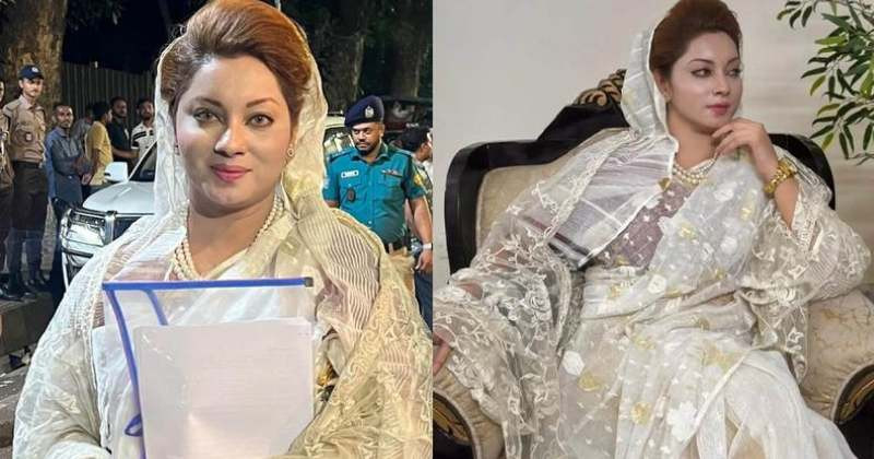 খালেদা জিয়ার সাজে প্রধানমন্ত্রীর সঙ্গে সাক্ষাৎ করেছেন মেঘনা আলম